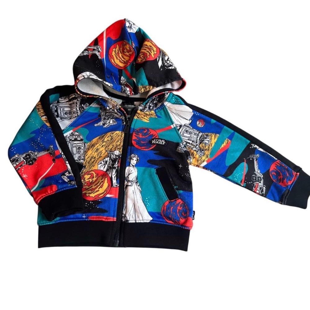 Bonds star wars Multicolor Graphic Hoodie